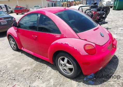1999 Volkswagen New Beetle Gls из США, поврежденный, VIN 3VWCA21C2XM440711